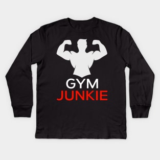 Gym Junkie Kids Long Sleeve T-Shirt